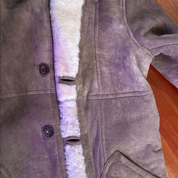Vintage Much Loved Genuine Shearling Coat, L - Picture 16 of 16